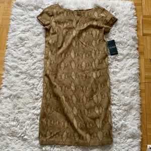 Ralph Lauren snake print dress
